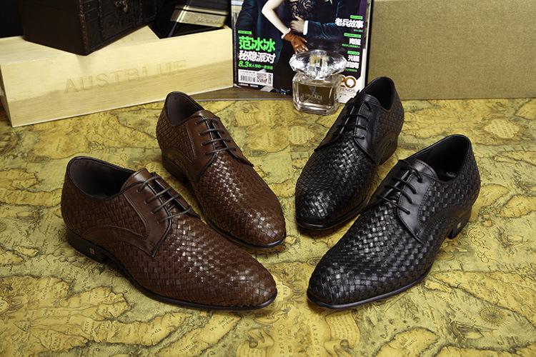 外貿(mào)牛皮鞋廠家直銷 奢華高檔男士正裝鞋 真皮英倫商務(wù)品牌男鞋圖片