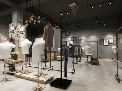 創意服裝店裝修效果圖